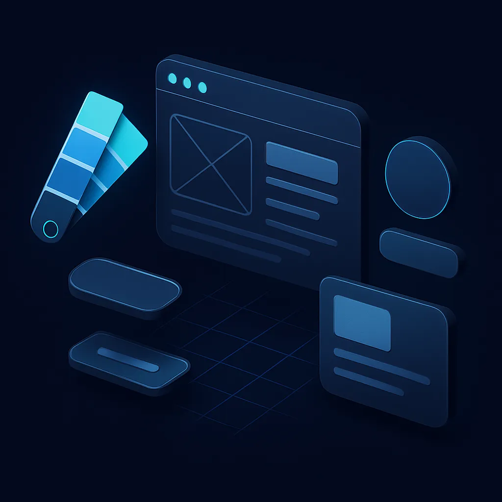 Illustration for Custom Web Design