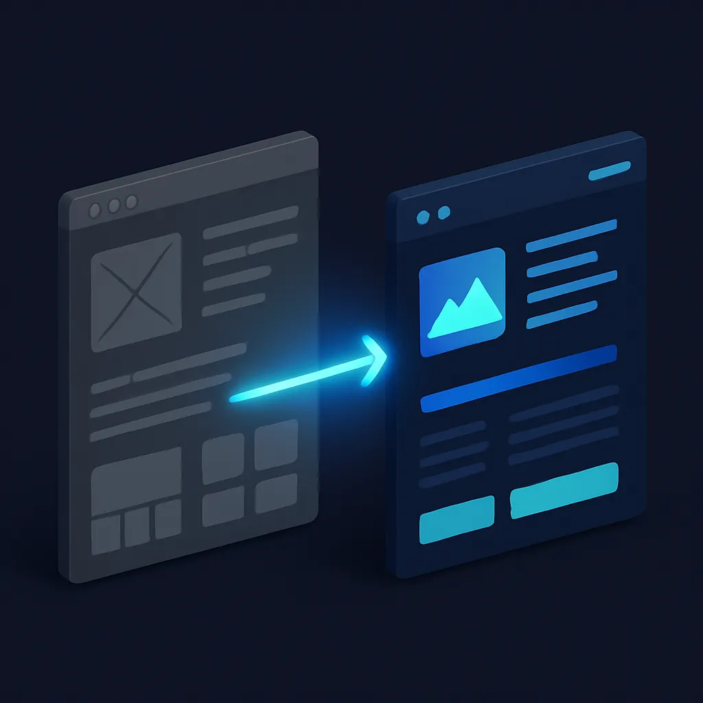 Illustration for Website Redesign